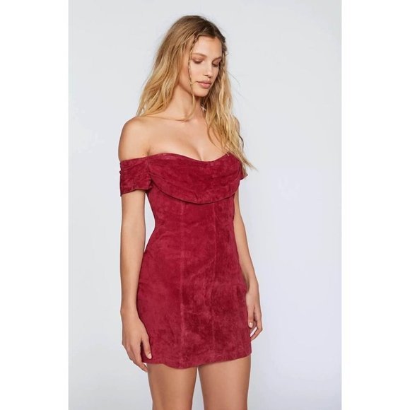 Free People Dresses & Skirts - Free people Maria leather dress size 0